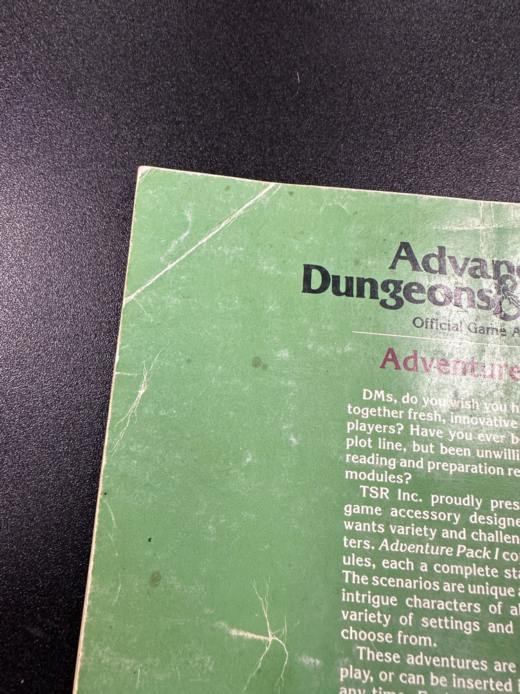 Advanced D&D Adventure Pack 1 1987