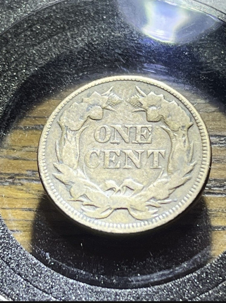 1857 (AU) Flying Eagle Cent Coin
