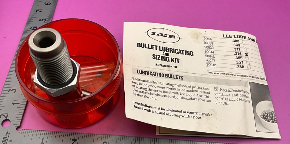 LEE PRECISION BULLET LUBRICATING & SIZING KIT .314 90044 (#37)