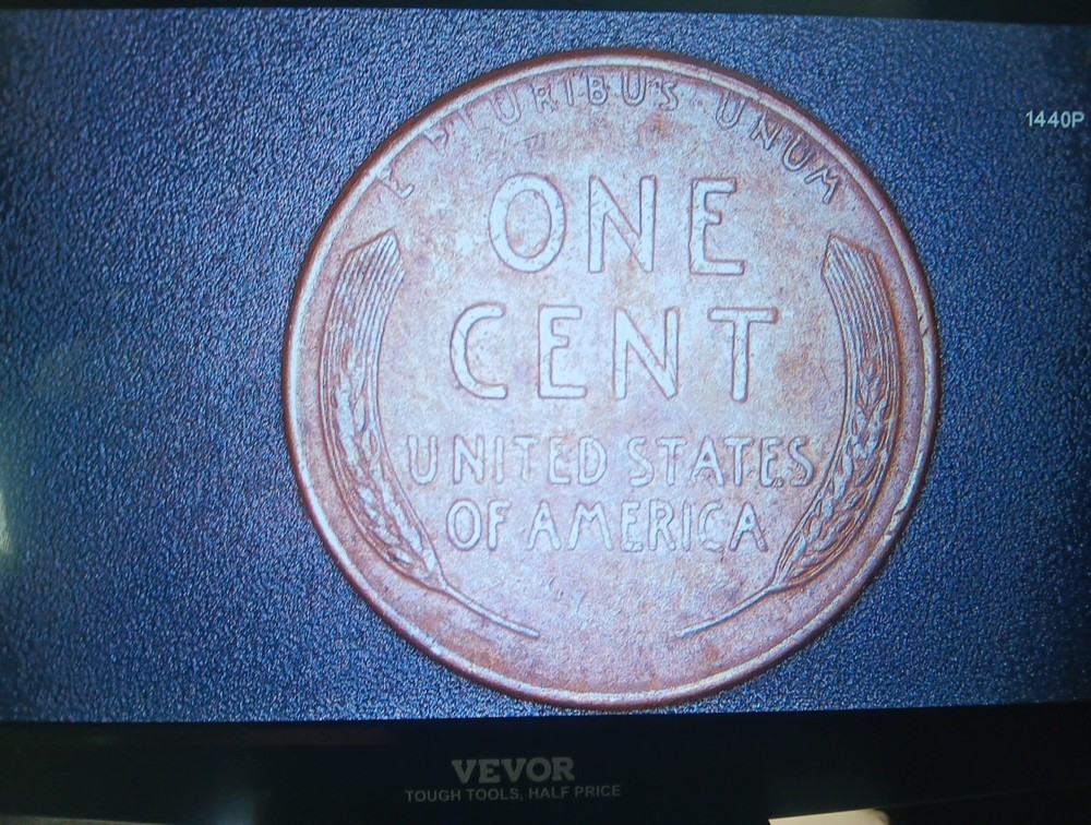 1957-D Lincoln Wheat Cent Die Chip Error On B And 9