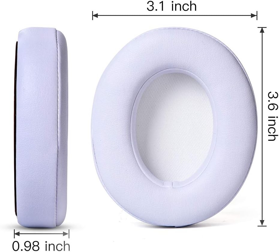 Professional Replacement Ear Pads for Beats Studio 2 and 3（ White