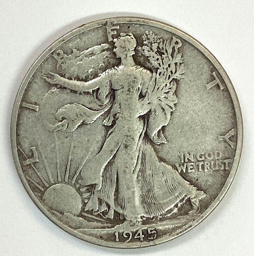1945-S Walking Liberty Half Dollar