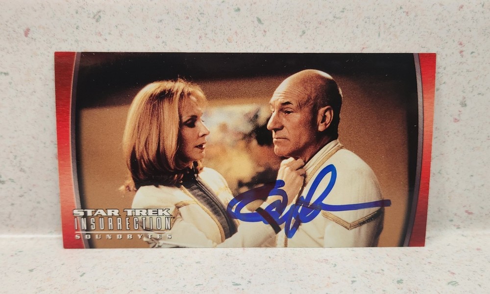 Star Trek Insurrection Soundbytes #25 Dr. Crusher SIGNED Gates McFadden 1998