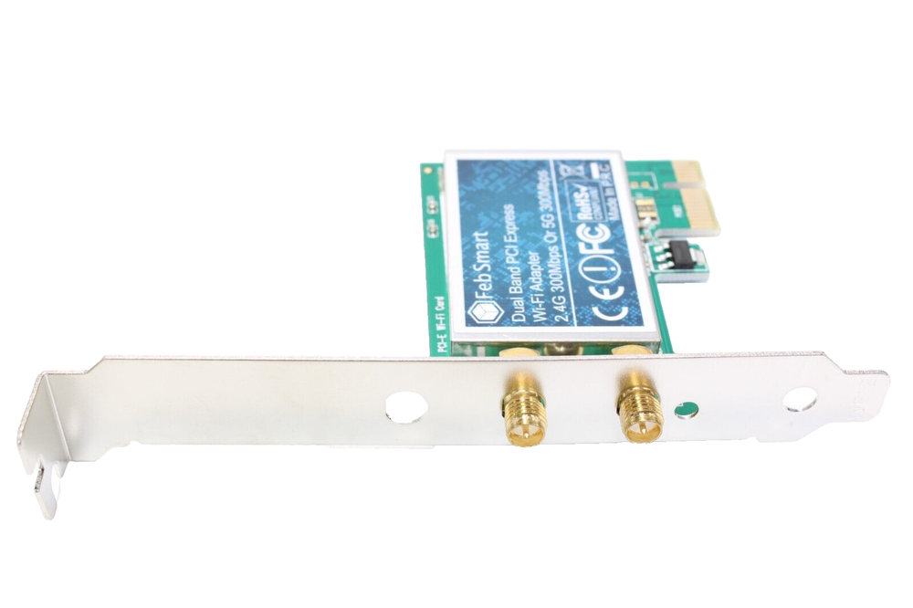 FebSmart FS-N600 Basic Edition PCI-E Wireless Card V3 300 Mbps WiFi Adapter Card