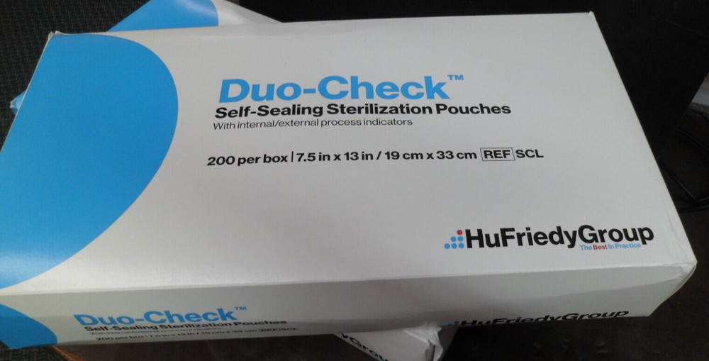 Duo-Check™ Self-Sealing Sterilization Pouches With internal/external process Ind
