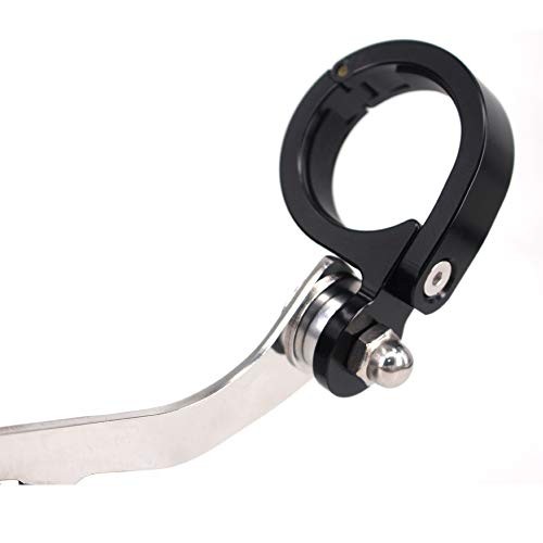 Windscreen 5" Round-Headlight Windshield 39-41mm Fork Mount Compatible Black