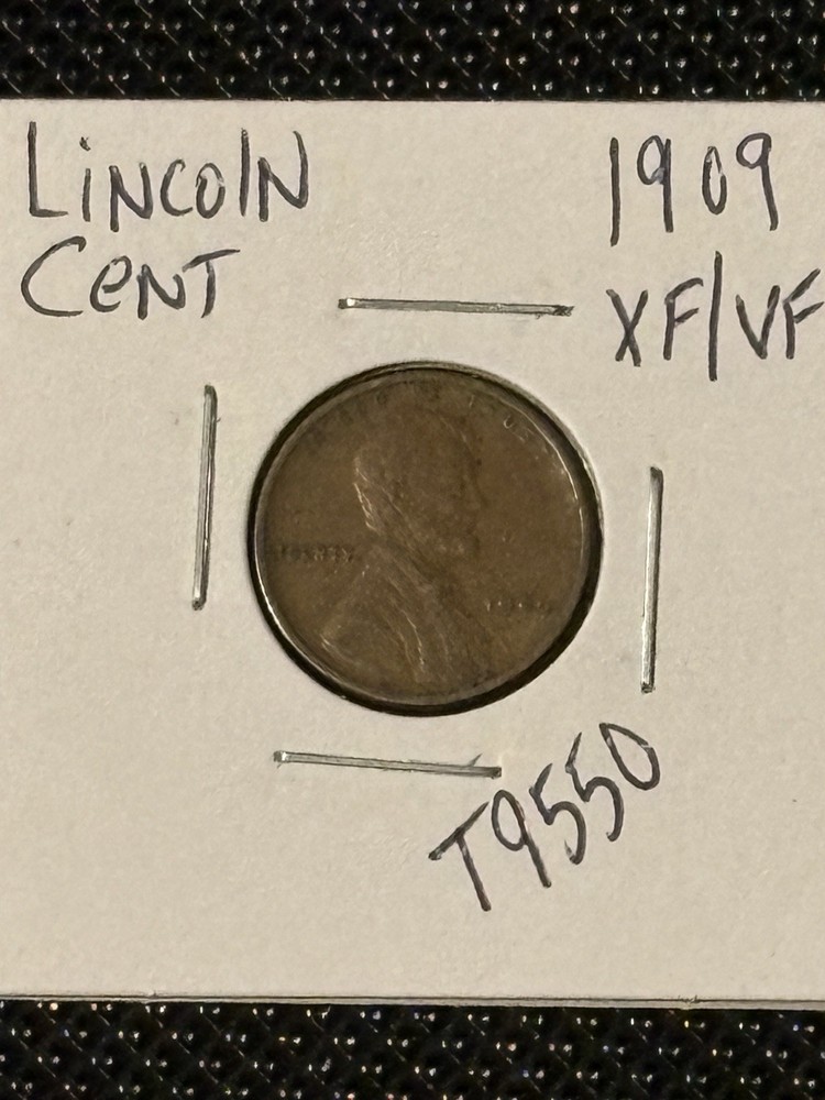 1909 Lincoln Cent XF/VF