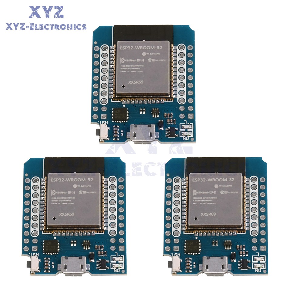 3X D1 Mini ESP32 WiFi Bluetooth CH9102 Development Board ESP-WOOM-32 Micro USB