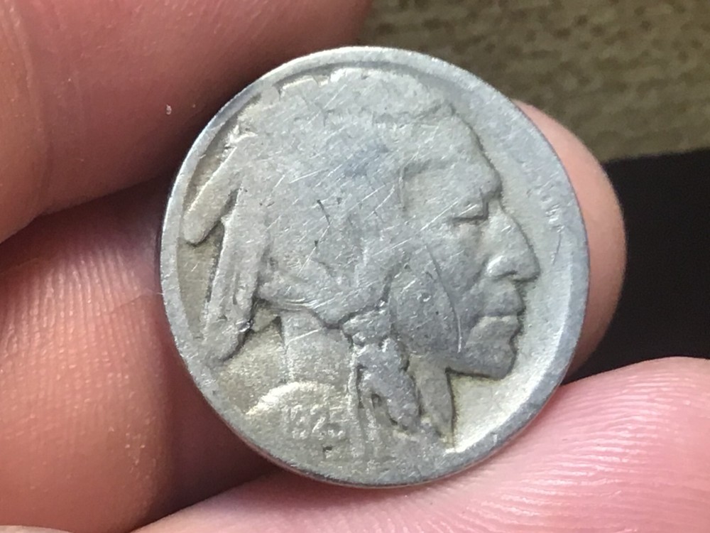 1925-D Buffalo Nickel, Restored Date, 1 Coin