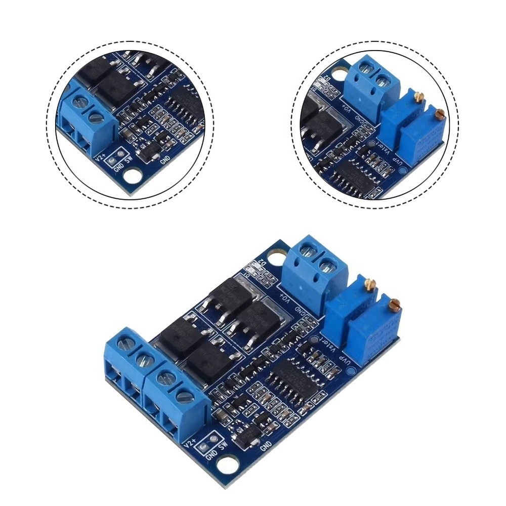Dual Input Voltage Switcher Module Supports 6V 36V Input 8A 15A Output Current