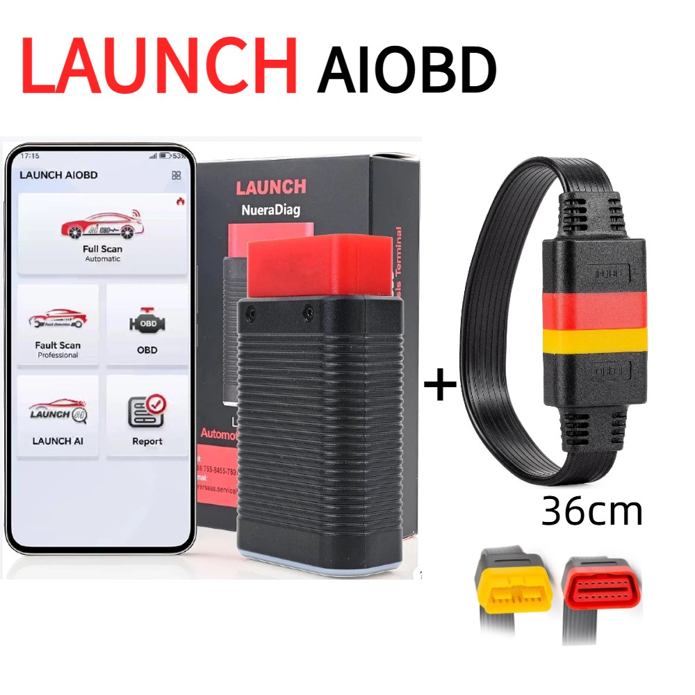 LAUNCH Mini OBDII All System Bluetooth OBD2 Scanner Diagnostic Tool Code Reader