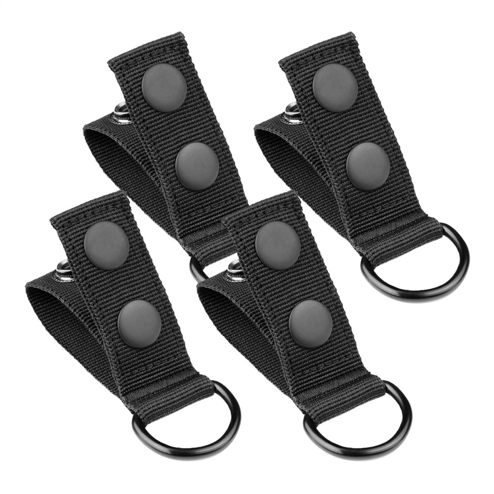4PCS Tactical Duty Belt Keeper With Double Snaps Security Tactical Belt Keepers
