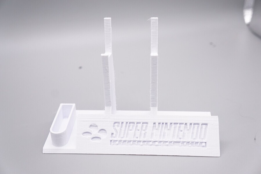 Controller Holder Display for SNES Super Nintendo Controllers *White*