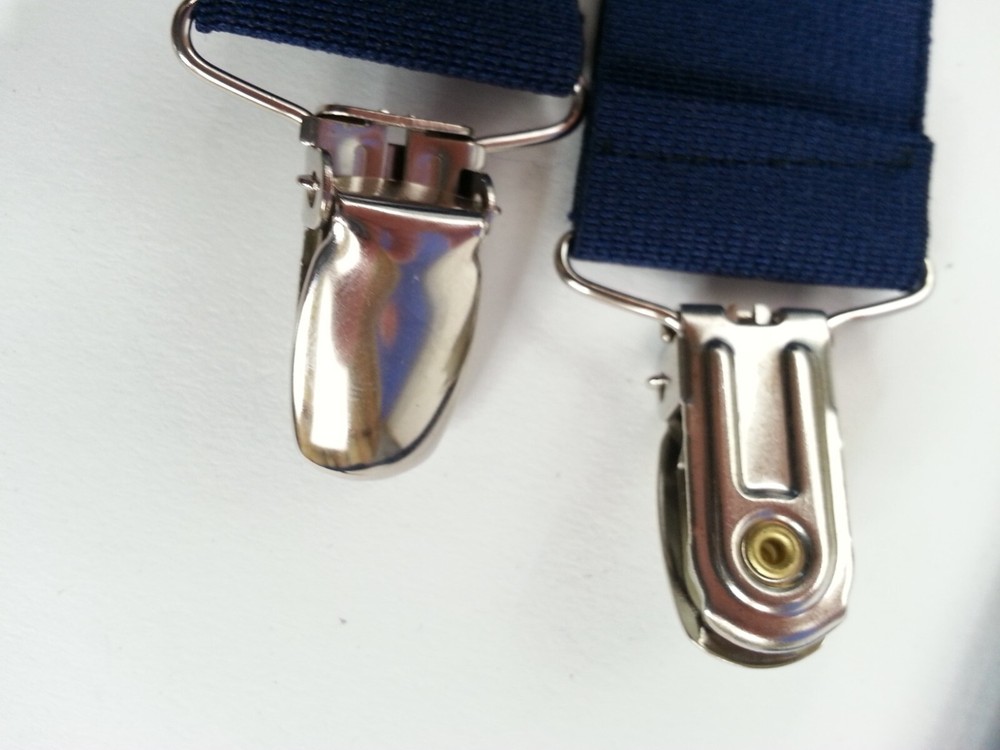 Navy Blue Suspenders