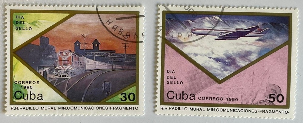 Caribbean stamps 1990   Stamp Day