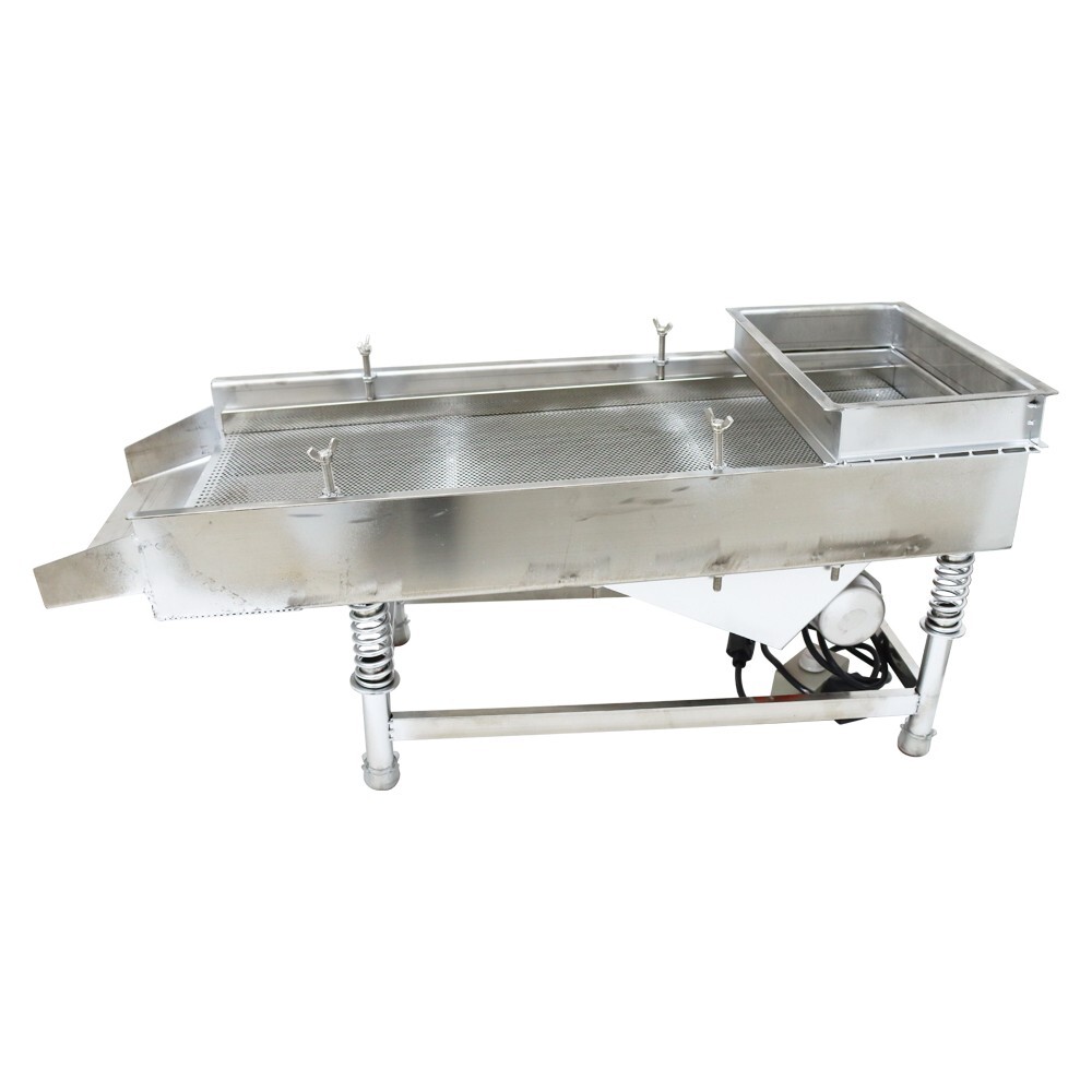 3mm Screen Stainless Steel Linear Vibrating Screen Shaker Single Layer 110V