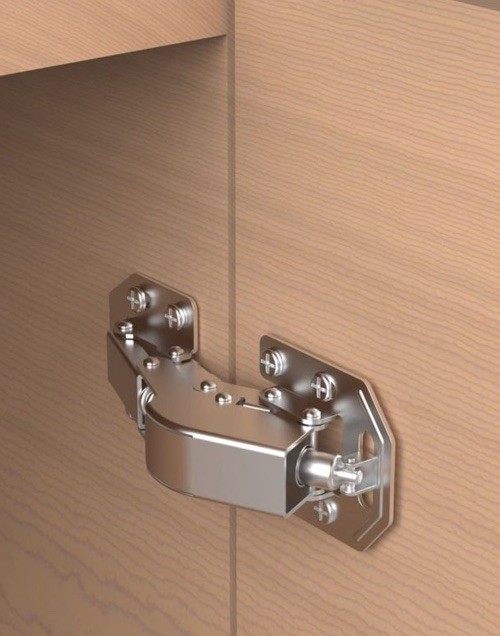 20 Pack 90 Degree Soft Close Surface Mount Spring Hinges, Easy Installation