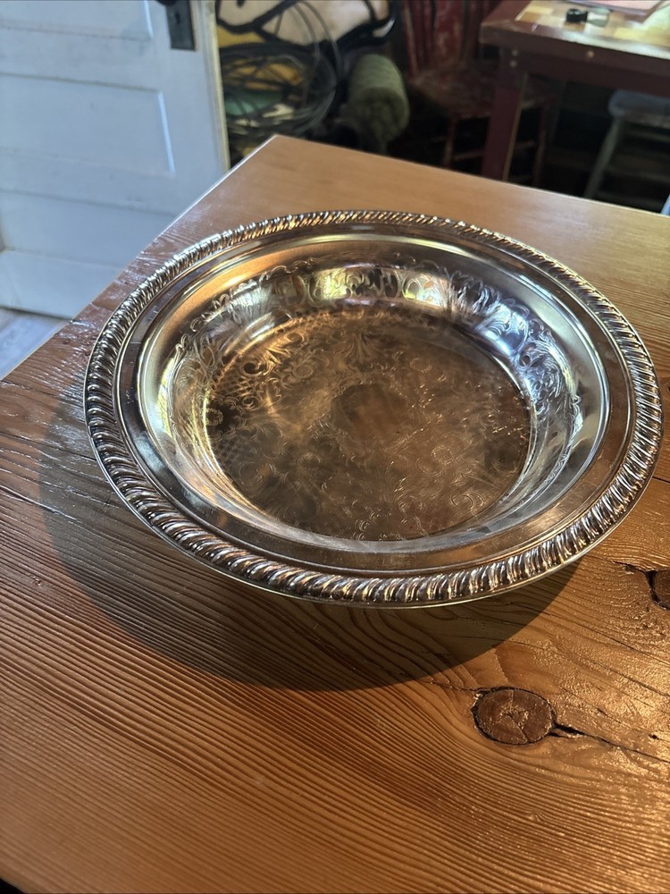 Silver Plated Serving Dishe 11.75” x1.5”