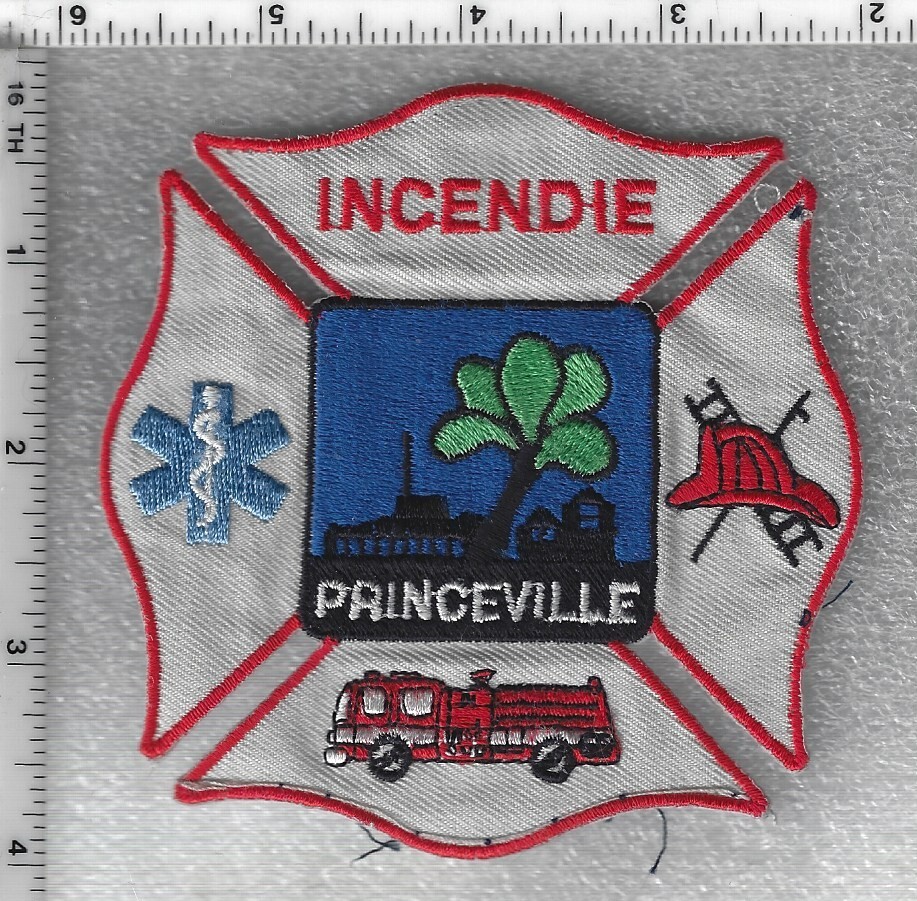 Princeville Incendie (Quebec, Canada)  Uniform Take-Off Shoulder Patch
