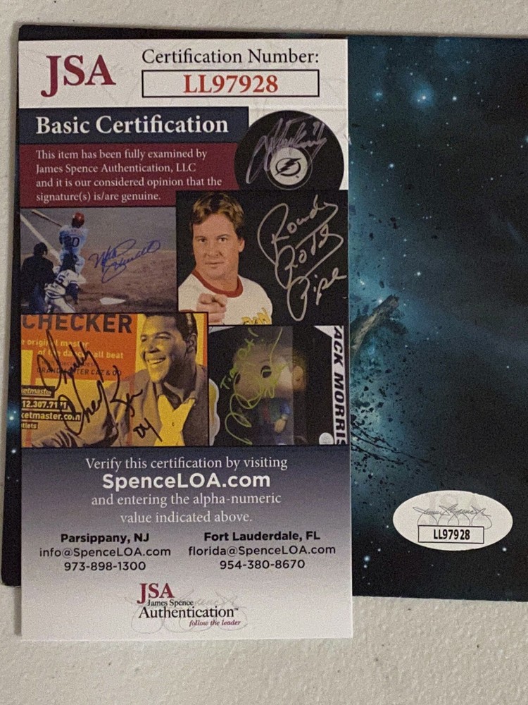 SUFFOCATION BAND AUTOGRAPHED SIGNED FRAMED DARK LIGHT CD COVER JSA COA LL97928