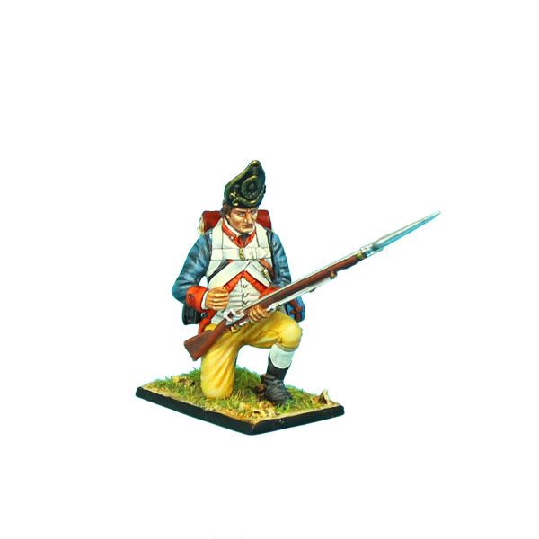 AWI065 Haslets 1st Delaware Kneeling Loading by First Legion