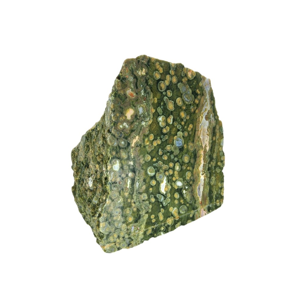 Rainforest Jasper, 6 oz, cabbing rough, lapidary, #R-7002
