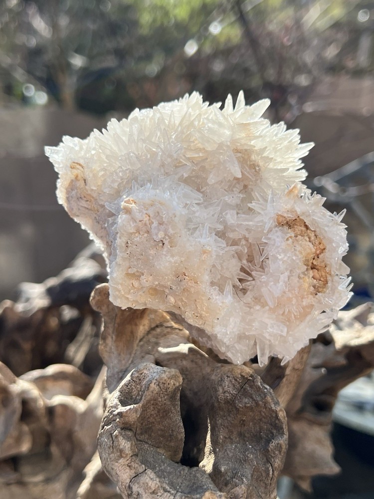 Calcite Spiky Cluster Patterns 292g 2