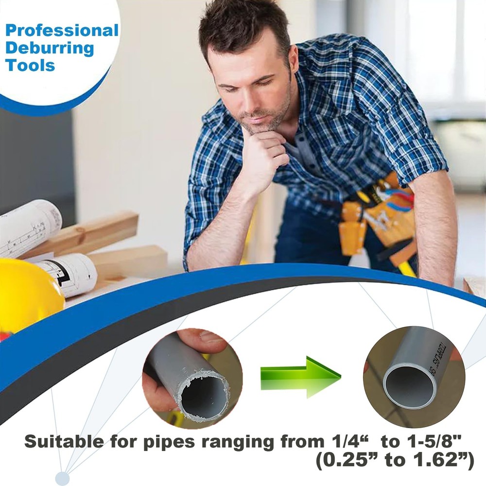 Copper Pipe Reamer PVC Deburring Tool - Plumbing Reamer Deburring Tool