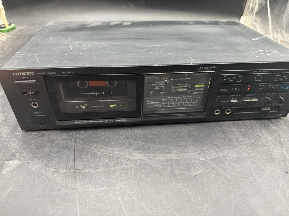 Onkyo TA-R22 Auto Reverse Cassette Deck - TESTED