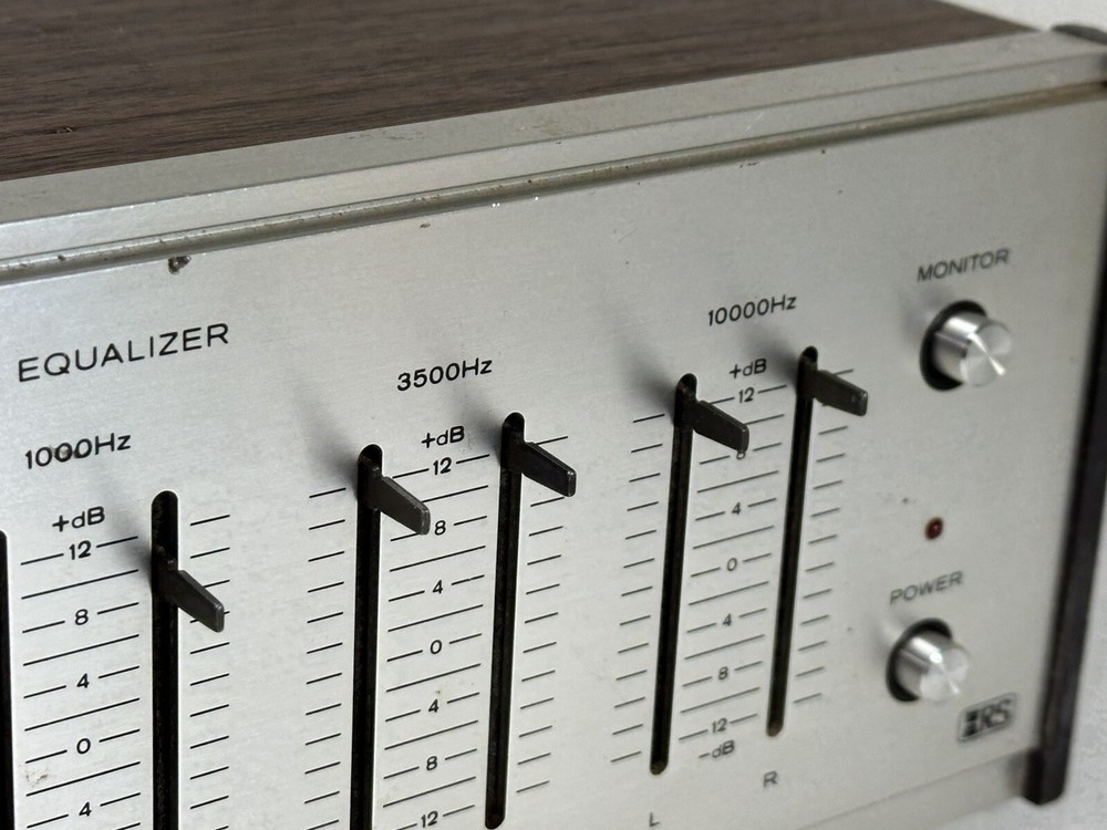 Vintage 1970s Realistic 31-1987 Stereo 5-Band Frequency Equalizer - WORKING