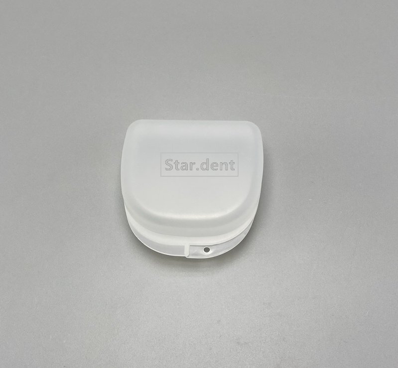 Dental Orthodontics Retainer Boxes Denture Case Mouthguard Storage Box Container