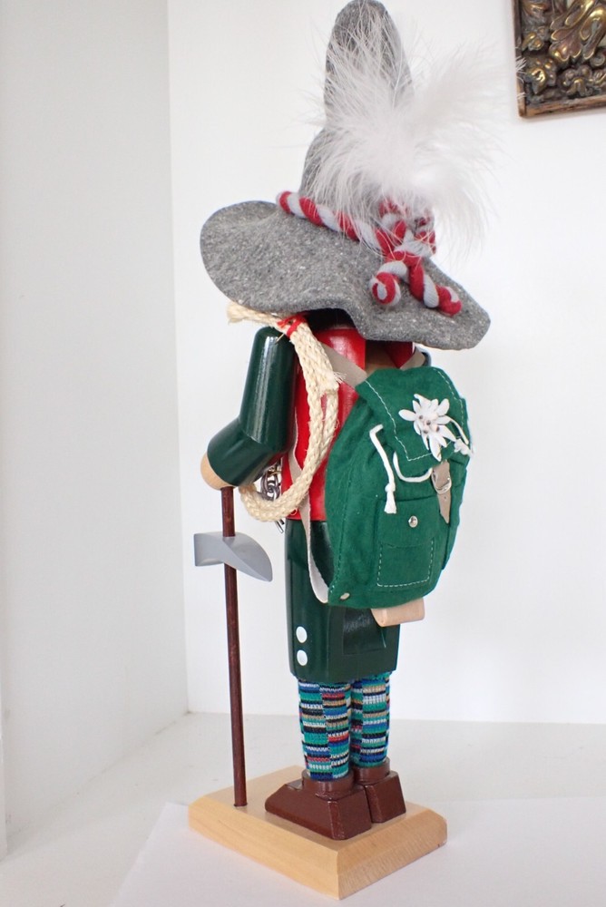 Large 18" High Steinbach Germany Nutcracker Mountain Climber
