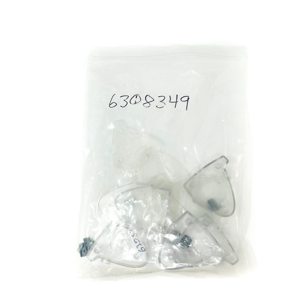 5 pcs Set of Clear Plastic Bracket 6308349