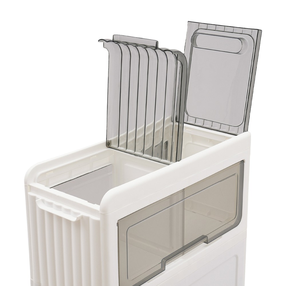 Stylish Bathroom Floor Cabinet with Large Capacity & Space-Saving Design