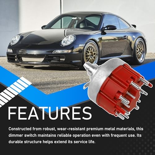 Headlight Head Light Dimmer Switch Compatible with 1999-2004 Porsche 911