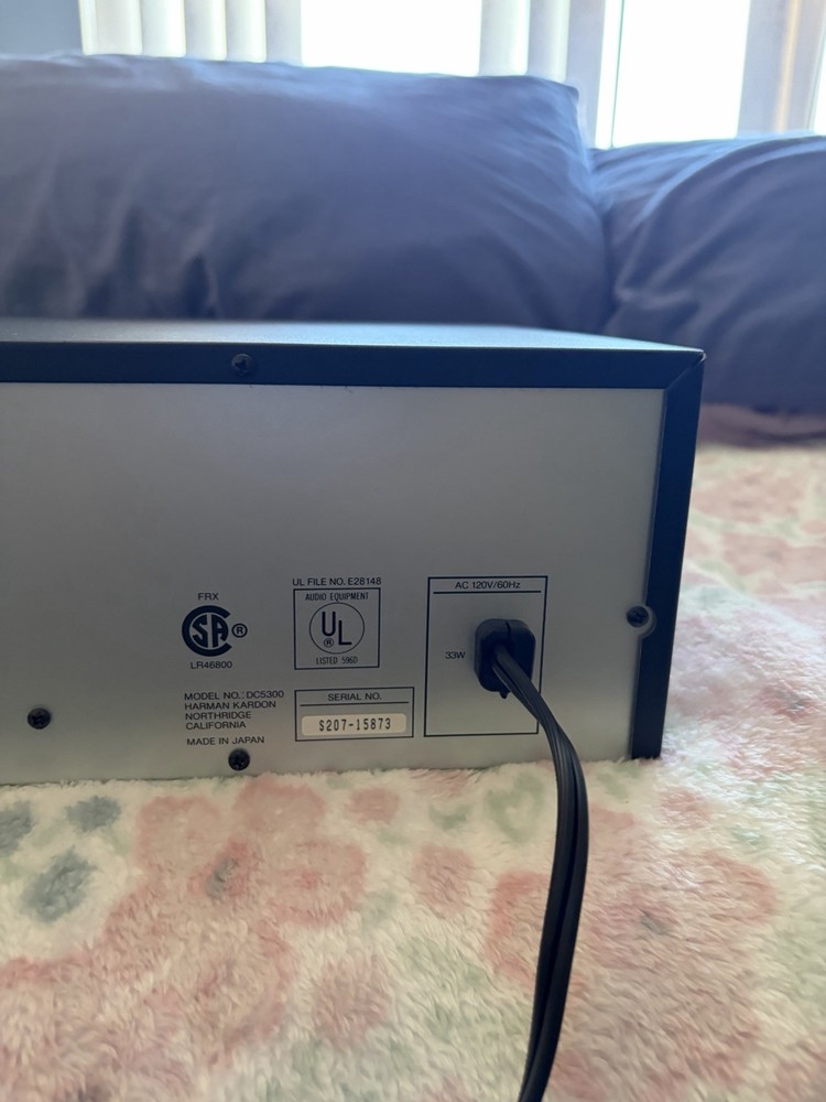 Harman Kardon DC5300 Dual Cassette Deck Player Recorder Tested Working