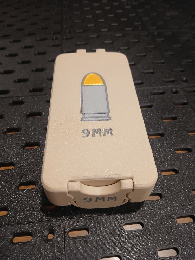 9mm ammo storage box