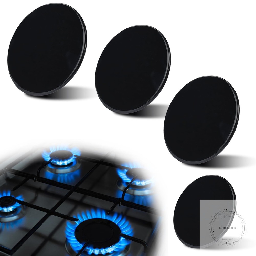 Surface Burner Cap Set Replacement for GE Gas Range/Stove/Oven (4-Pack) Includes