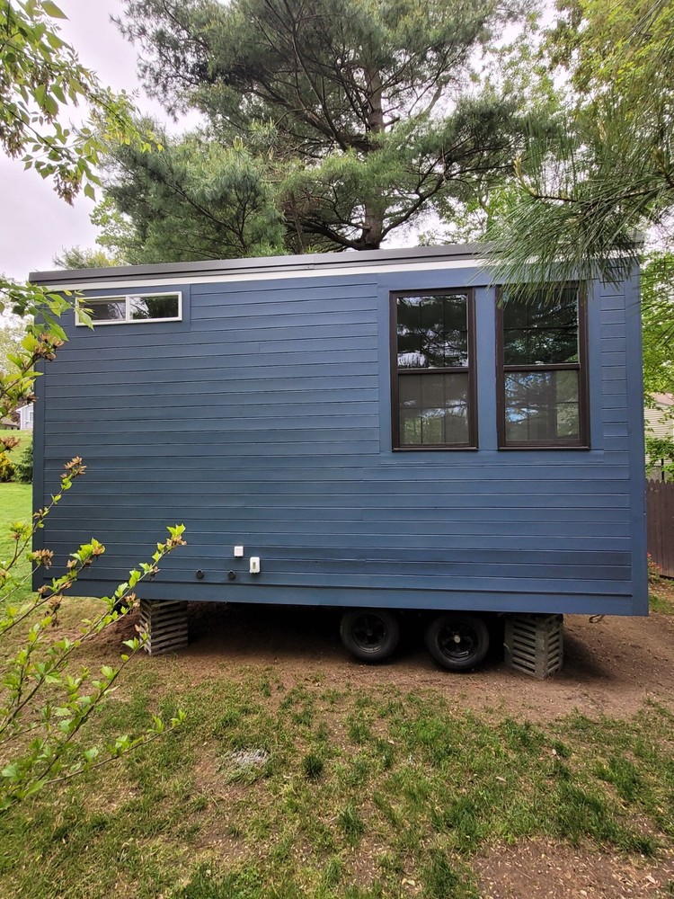 Tiny Home on Wheels, 8x24 Trailer with Hookups, Sleeping Loft