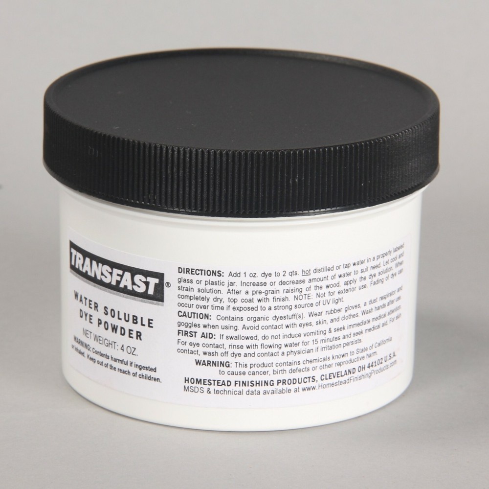 TransFast Water Soluble Dye 4 oz container LEMON YELLOW #3287