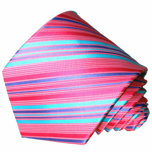Men's Black-Red Polka Dotted Tie
