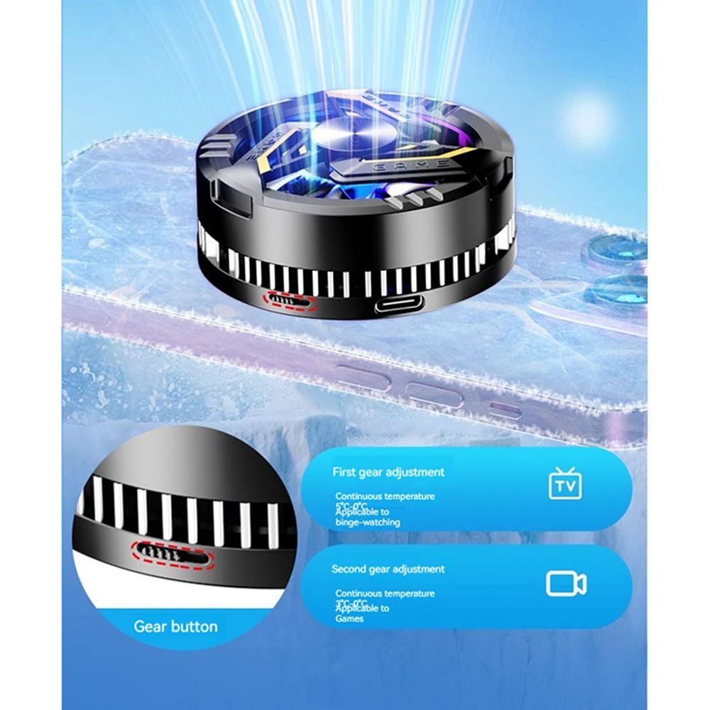 Universal Semiconductor Magnetic Two-speed Adjustable Cell Phone Cooler