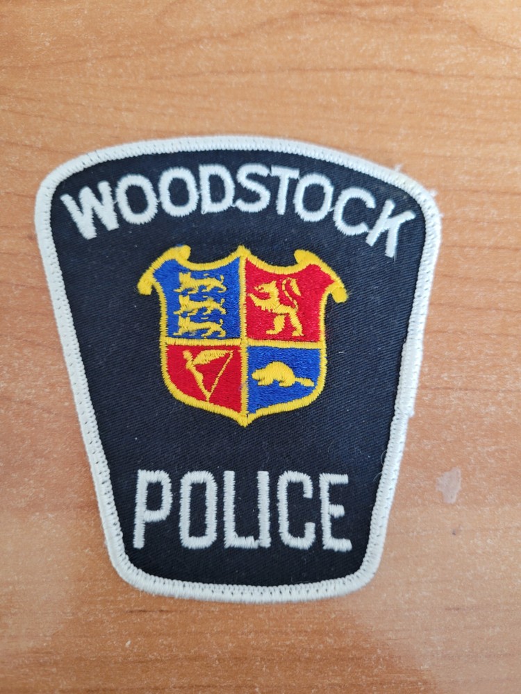 Woodstock Ontario Canada Police Patch