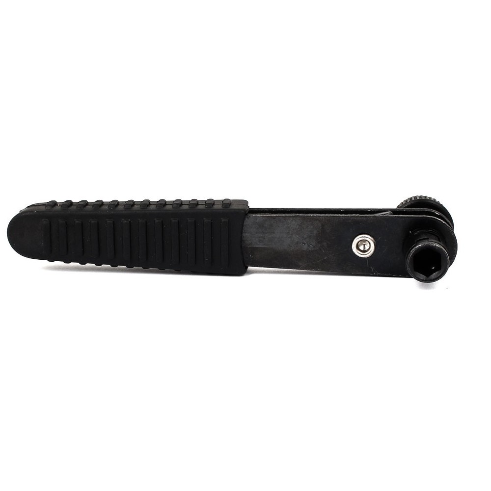1/4" Square Drive Hex Head Rotating Torque Ratchet Wrench Black