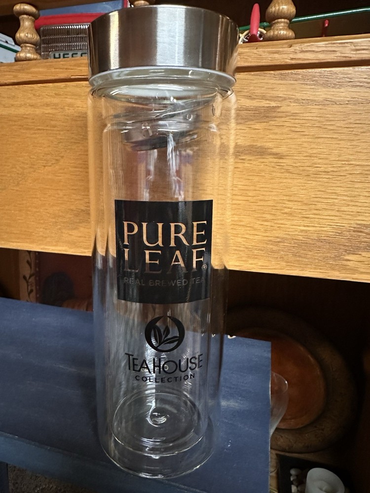 Pure Leaf Infusion Glass Water Bottle
