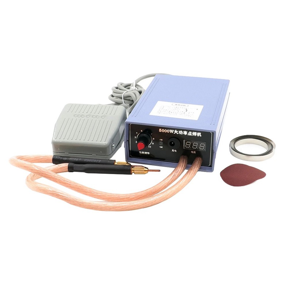 5000W Mini Spot Welder Machine Kit US Plug 18650 Battery Spot Welding Pen Tools