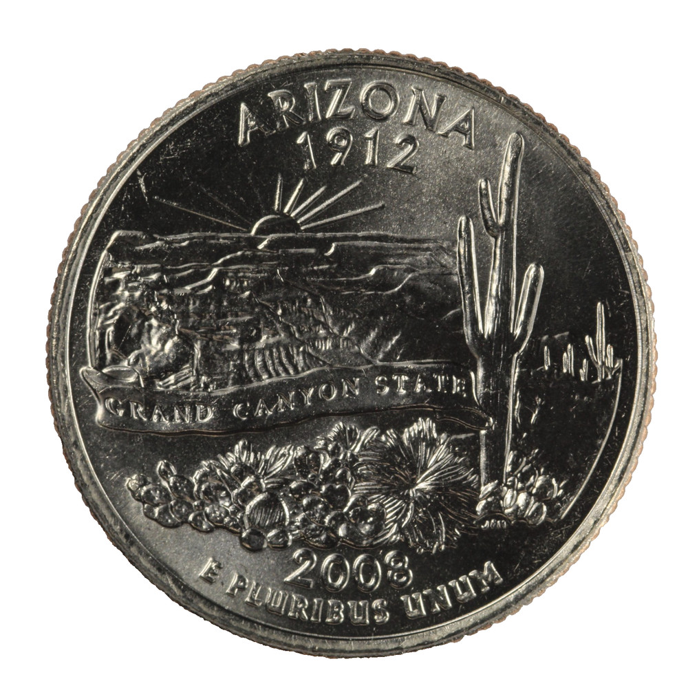 ARIZONA 2008D Washington State Quarter Uncirculated Clad 25c