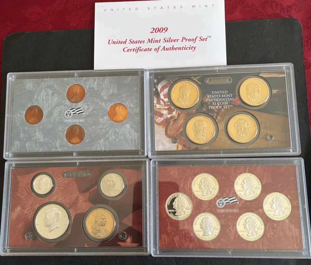2009 Silver San Francisco Proof Set US Mint Original Government Packaging