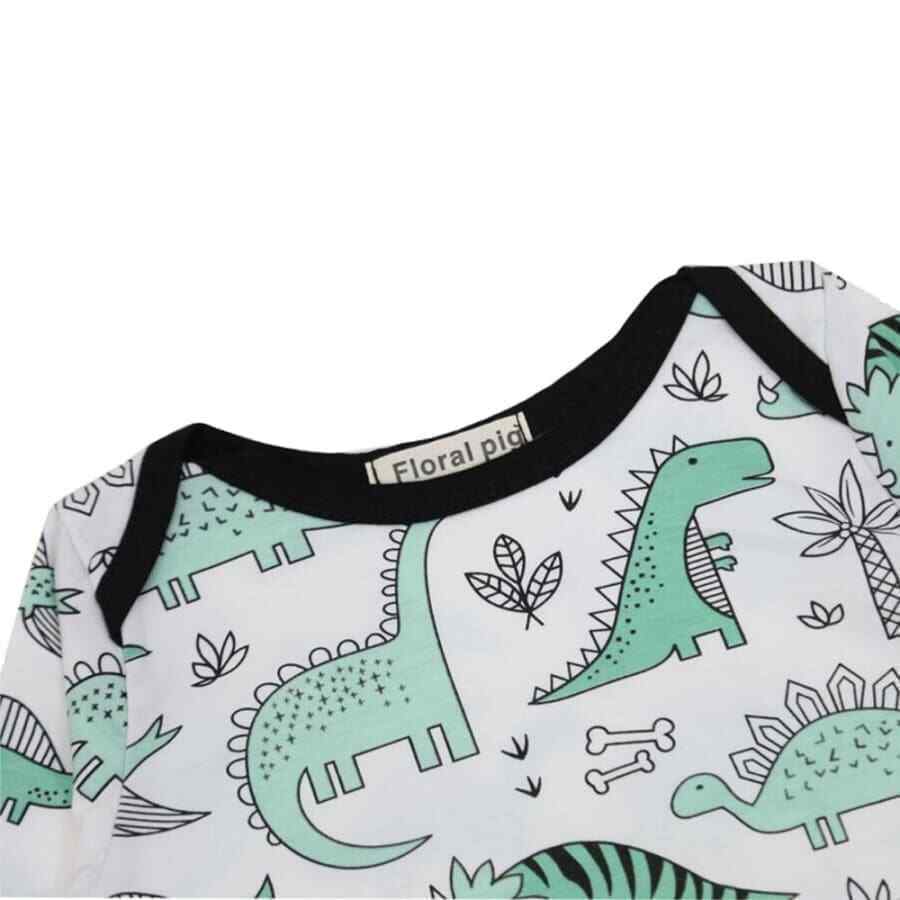 2Pcs Newborn Sleepwear Dino theme