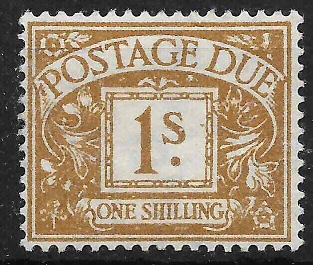 GB SGD39 1951 1/= OCHRE POSTAGE DUE MTD MINT
